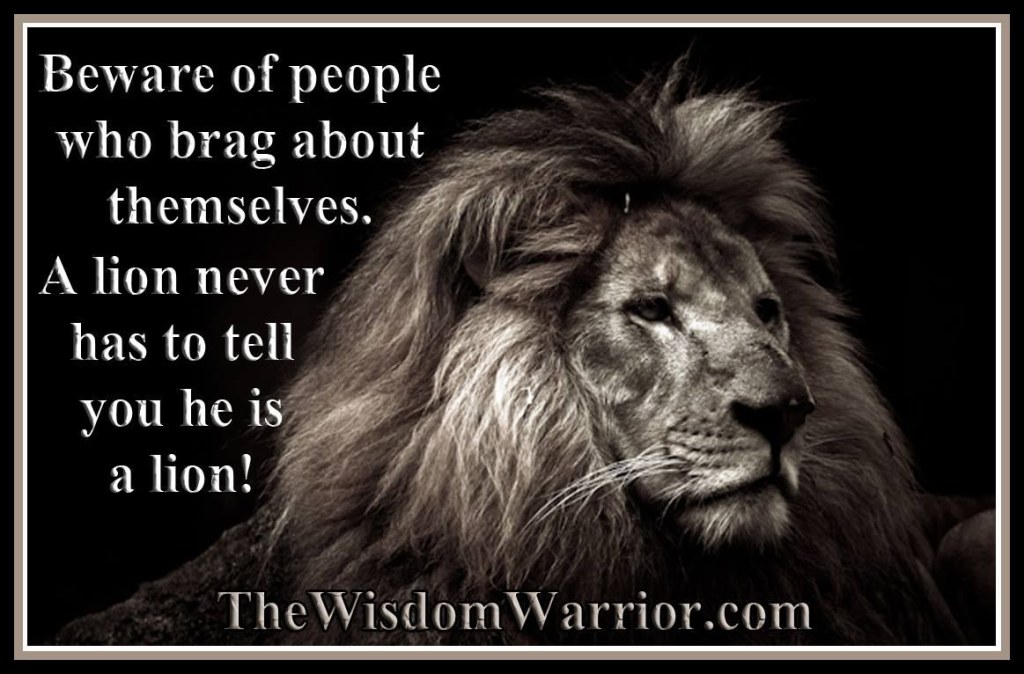 Picture of: A lion never has to tell you he is a lion – Bohdi Sanders  Lion