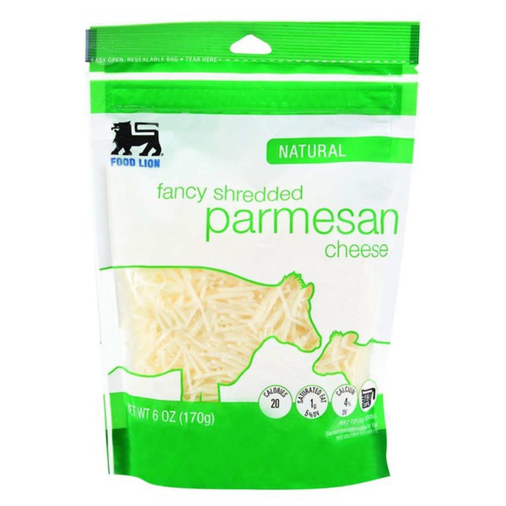 Picture of: Food Lion Natural Fancy Shredded Parmesan Cheese