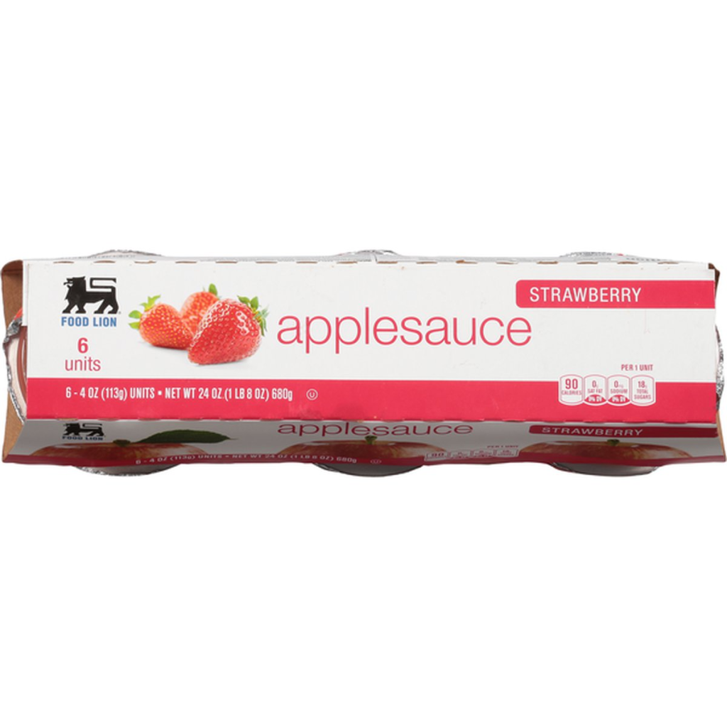 Picture of: Food Lion Strawberry Applesauce