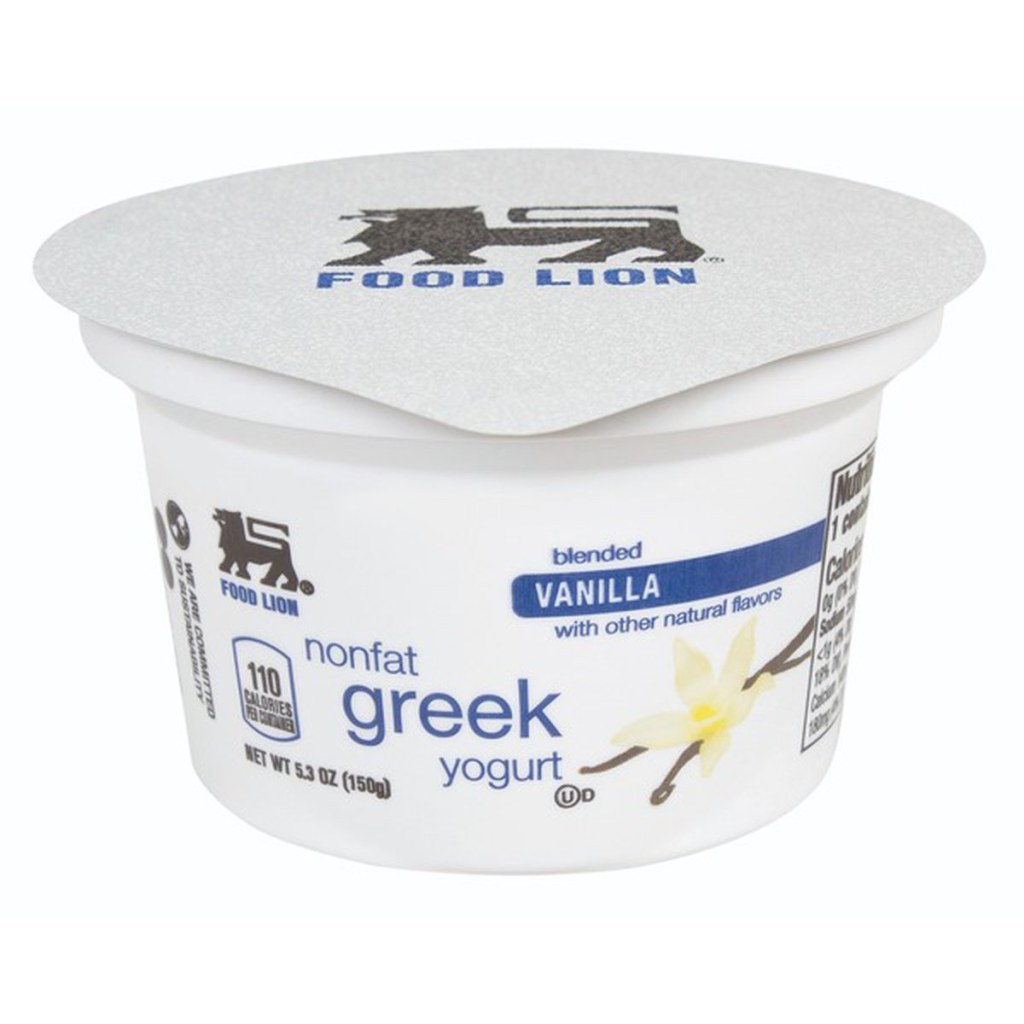 Picture of: Food Lion Vanilla Nonfat Greek Yogurt
