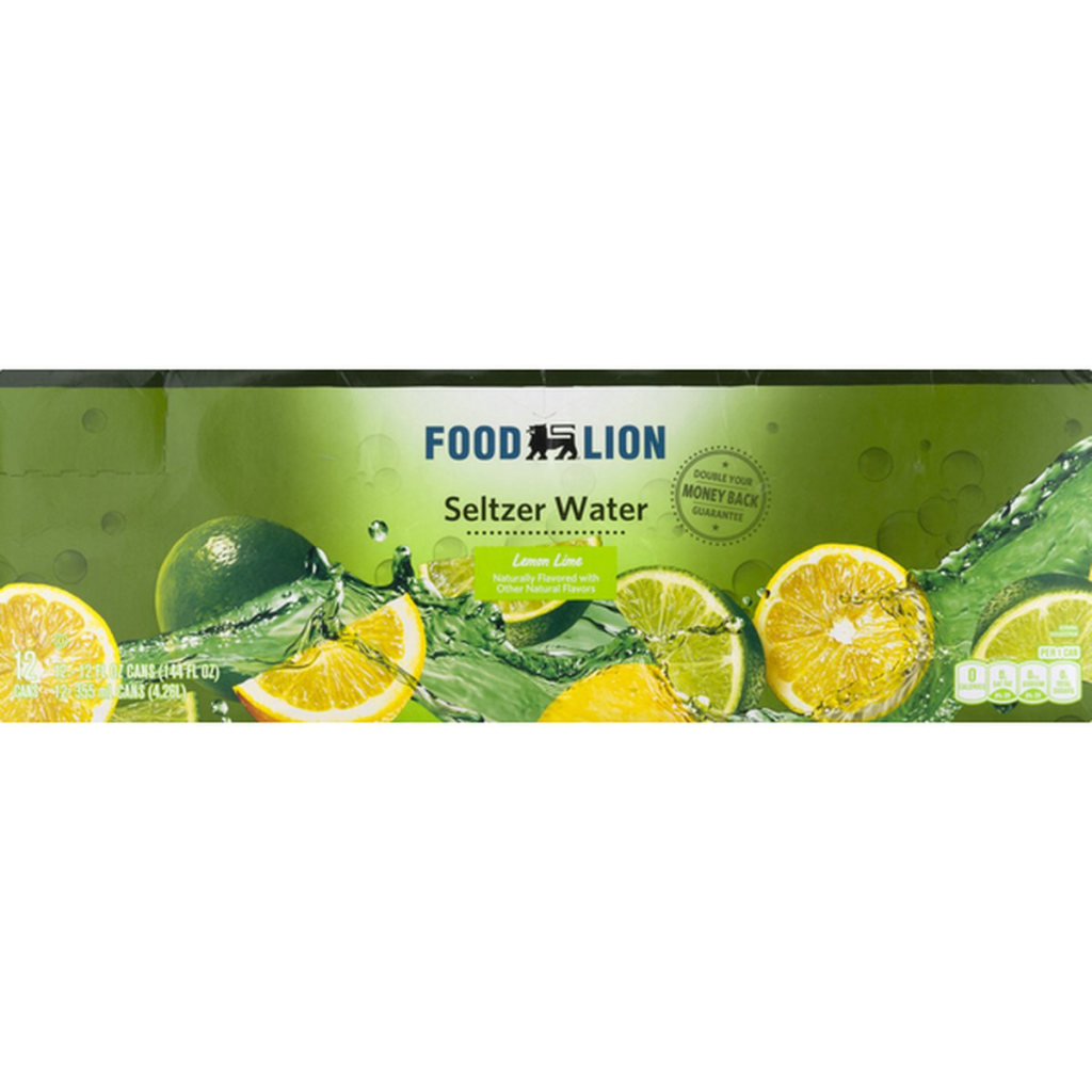 Picture of: Leaking out of your Food Lion Seltzer Water, Lemon Lime United