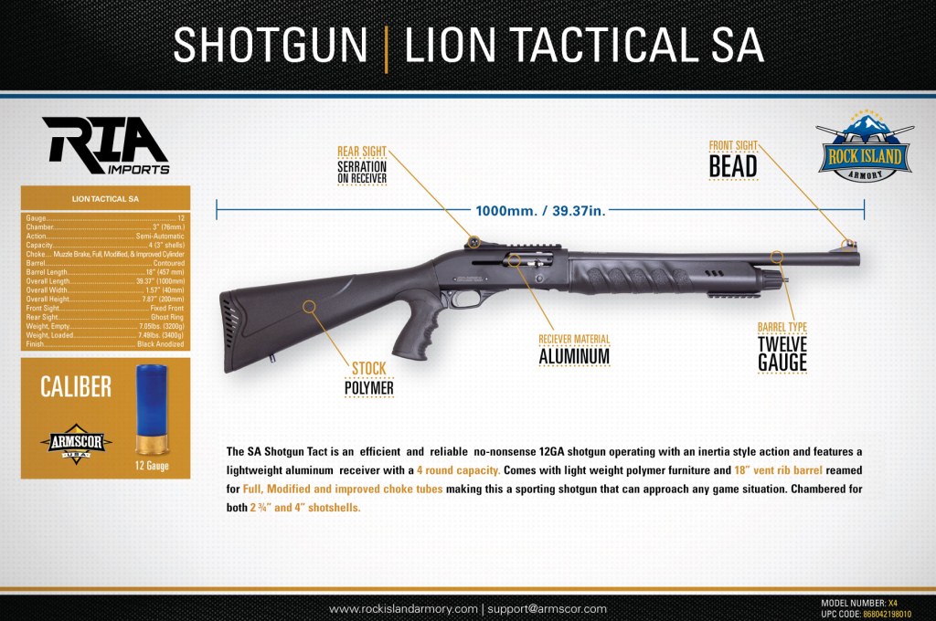 Picture of: Lion Tactical SA GA rd