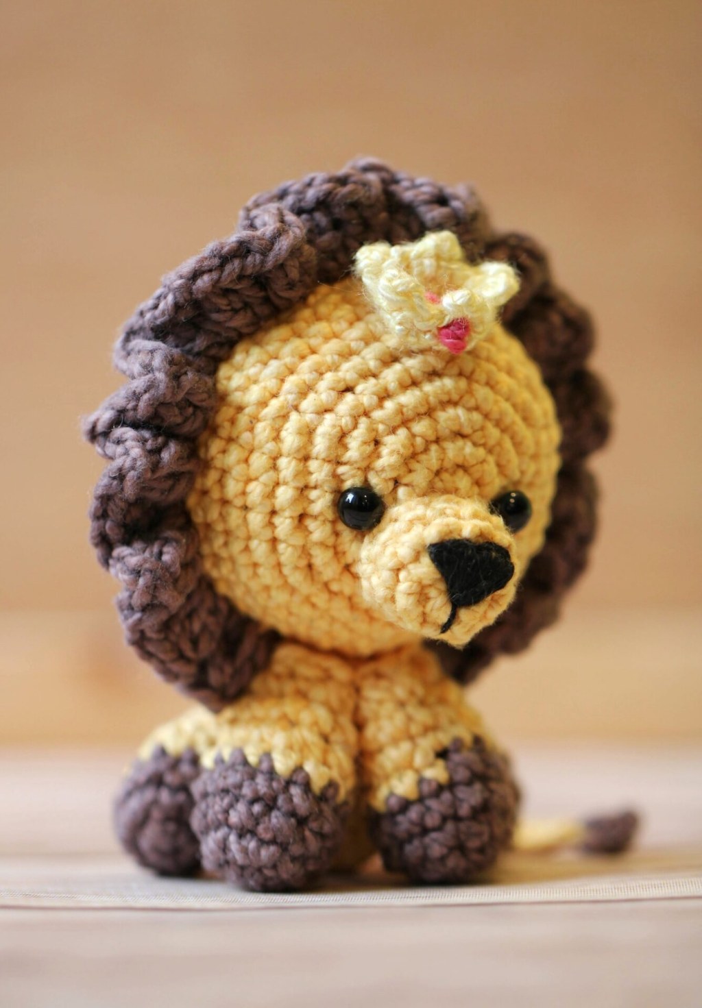 Picture of: Louis the Royal Lion Free Crochet Pattern – Little World of Whimsy