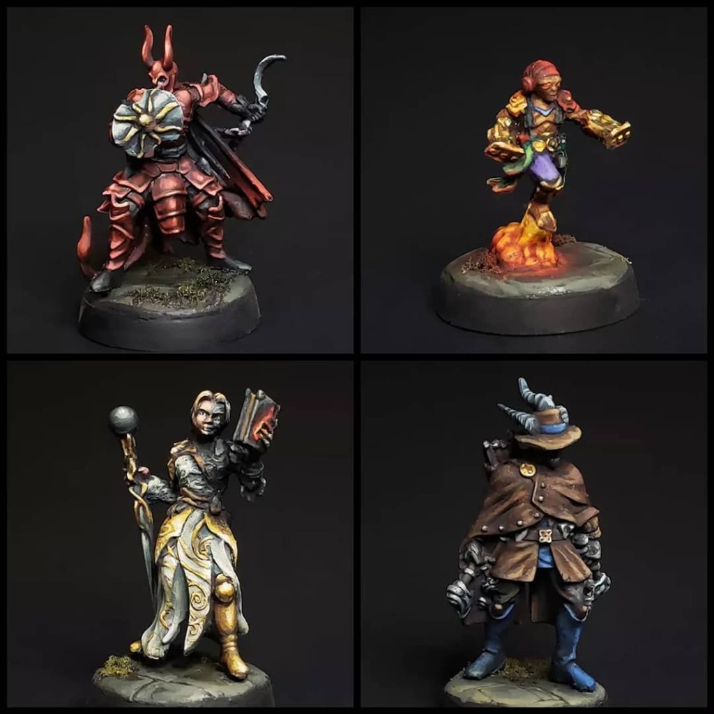 Picture of: Min/Max Minis on Instagram: “Completed all  minis from Gloomhaven