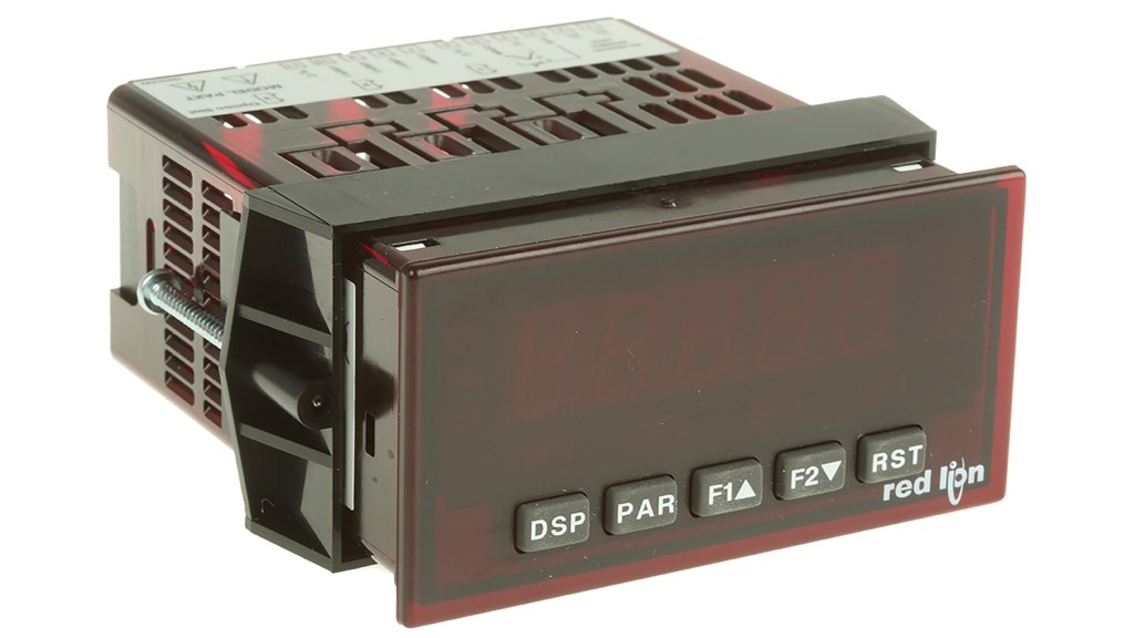 Picture of: Red Lion PAXT LED Einbaumessgerät für Strom, Temperatur, Spannung H .mm  B .mm T. 0
