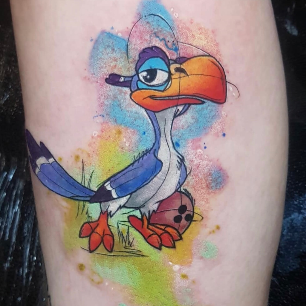 Picture of: Tattoo uploaded by Vintage Inx • Zazu from the lion king by
