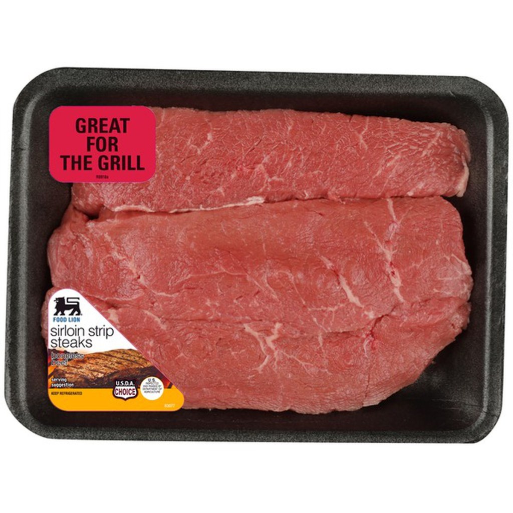 Picture of: The Official Site of Food Lion Beef Sirloin Strip Steak Boneless