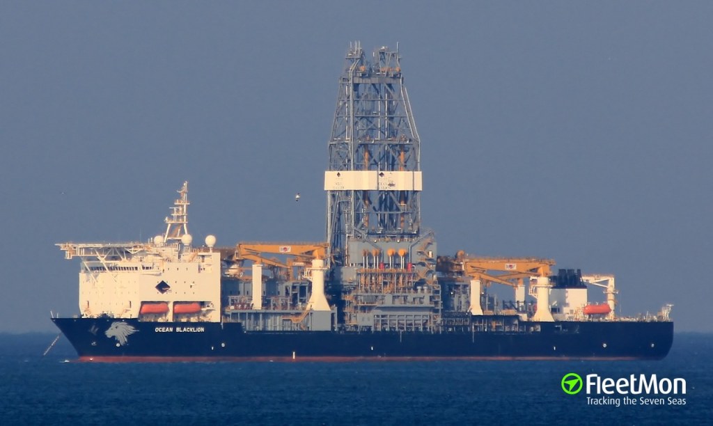 Picture of: Vessel OCEAN BLACKLION (Drilling unit) IMO , MMSI